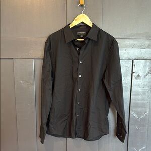 Men's Black Dress Shirt